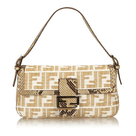 fendi double baguette|fendi baguette second hand.